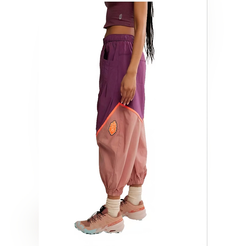 FP Movement by Free People Free Throw Purple/Pink Track Pants, NWT - Picture 9 of 12
